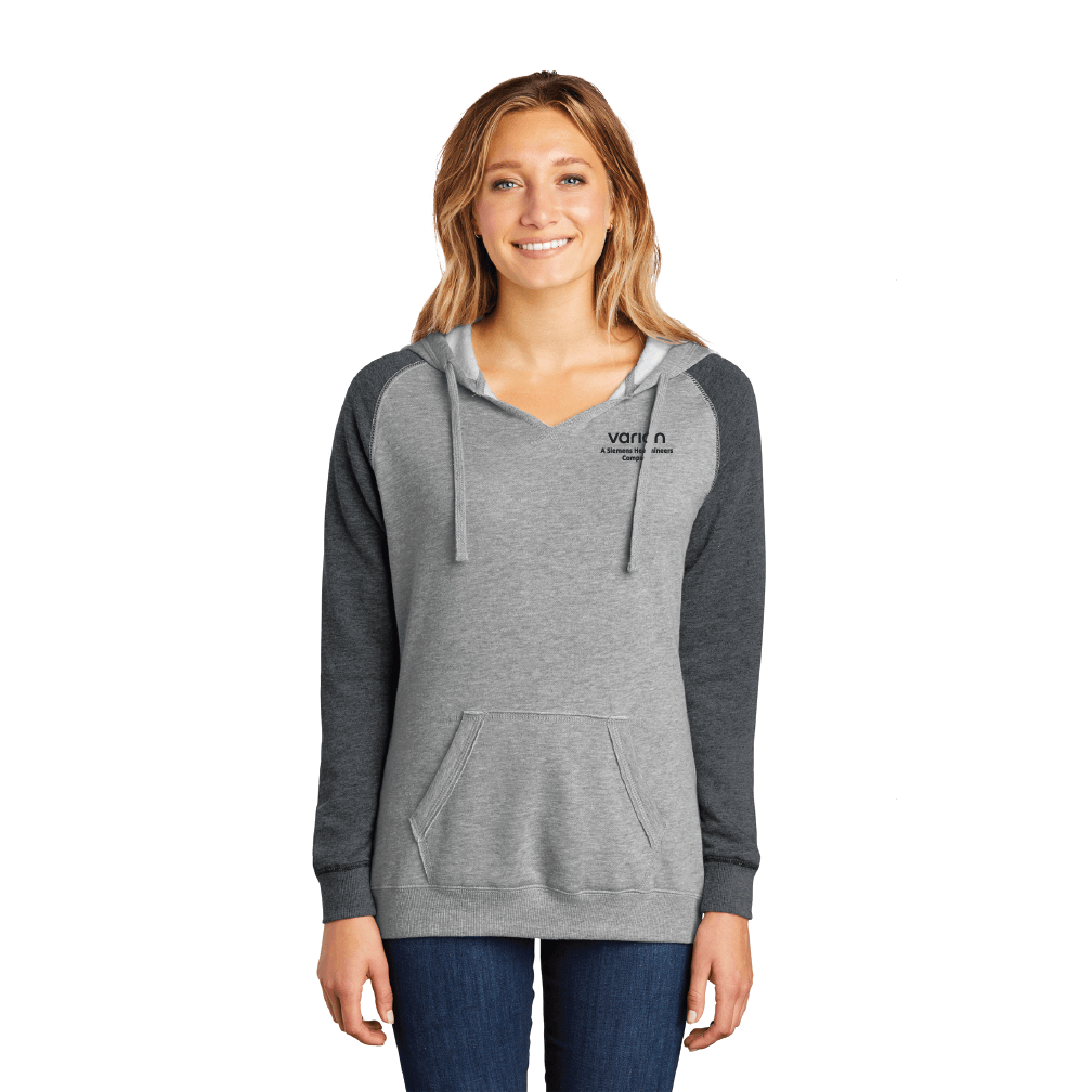 Ladies Lightweight Fleece Raglan Hoodie