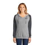 Ladies Lightweight Fleece Raglan Hoodie